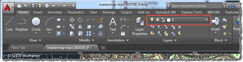 AutoCAD Layer control